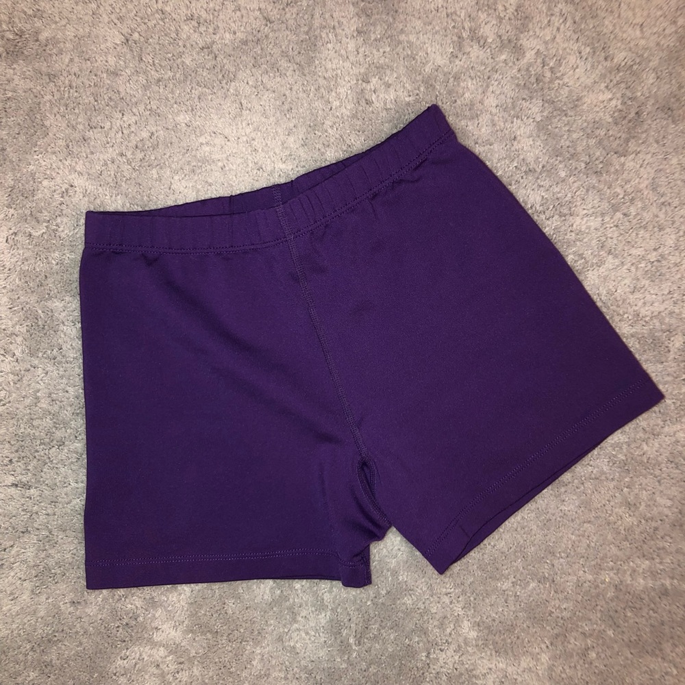 Purple cheer spandex